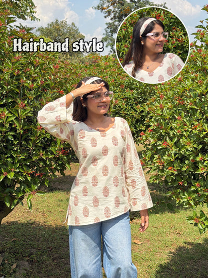 3 IN 1 KURTI WITH CORSET BACK